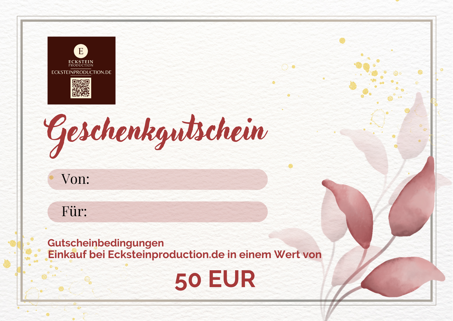 Geschenkgutscheine