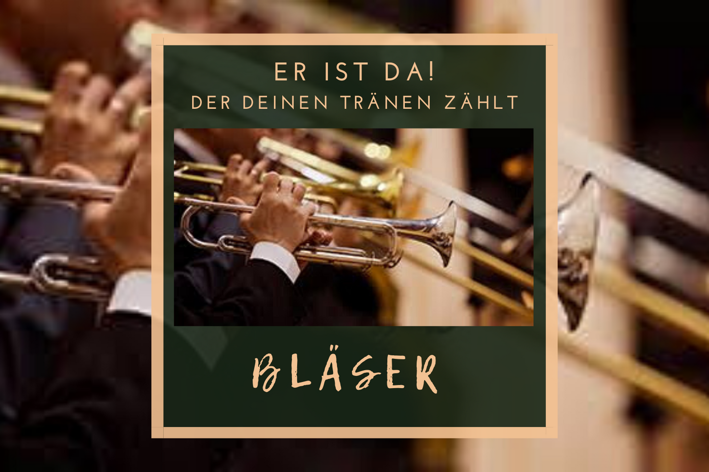 Er ist da - Der deine Tränen zählt (Bläser) C-Dur Hans-Joachim Eckstein