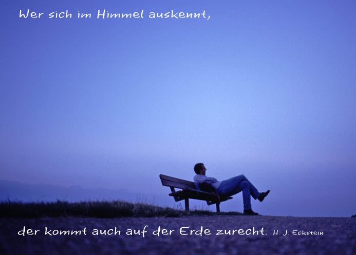 Wer sich im Himmel auskennt...(5 Faltkarten/Set)