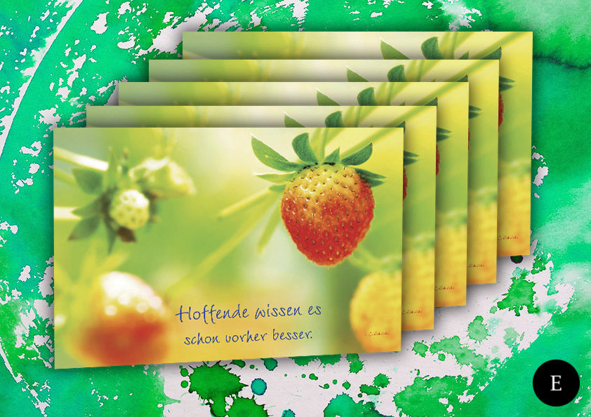 Hoffende wissen es schon (5 Postkarten-Set)