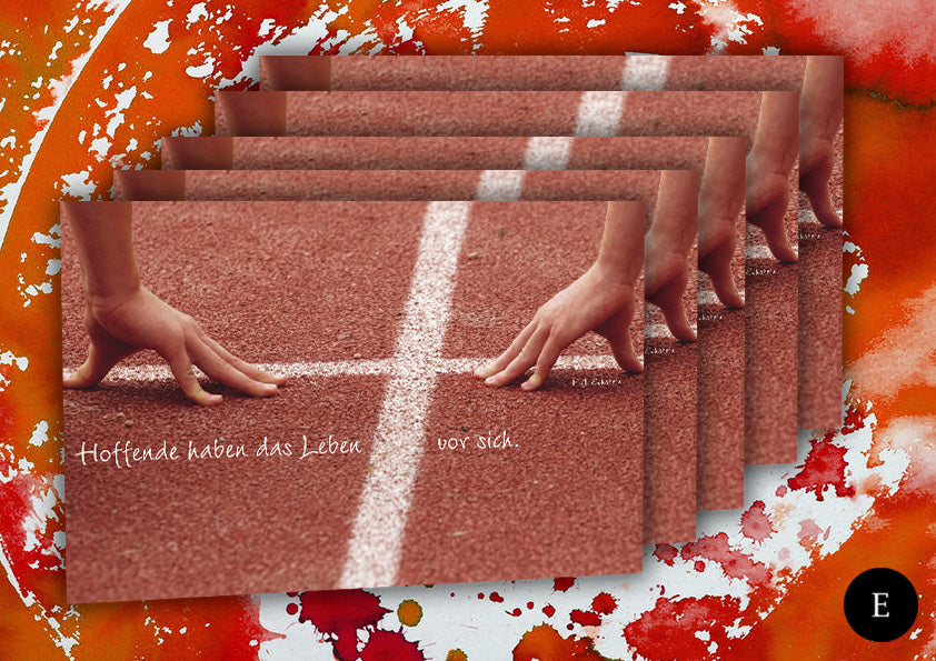 Hoffende haben das Leben vor sich (5 Postkarten-Set)