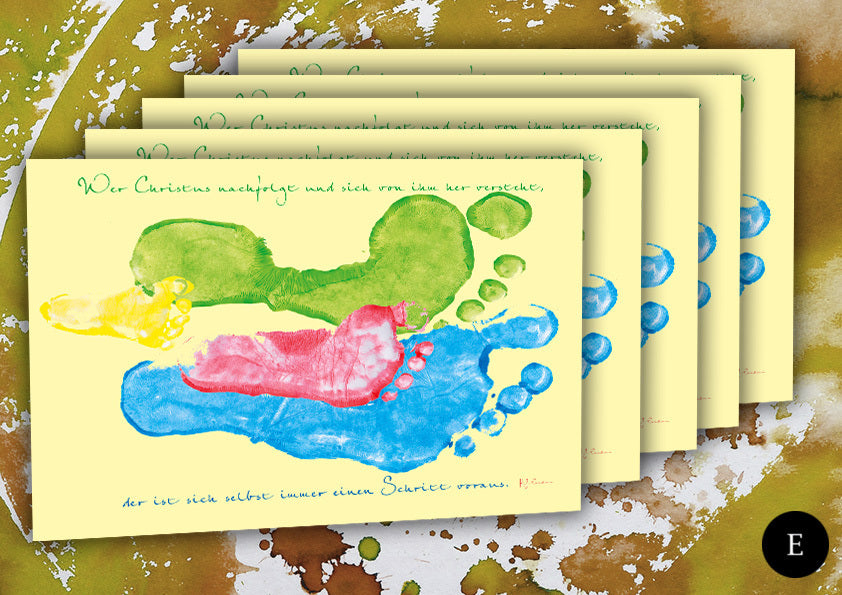 Immer einen Schritt voraus (5 Postkarten-Set)