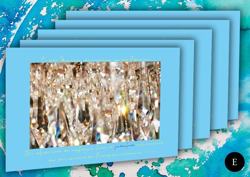 Wie Edelsteine reflektieren (5 Karten-Set)