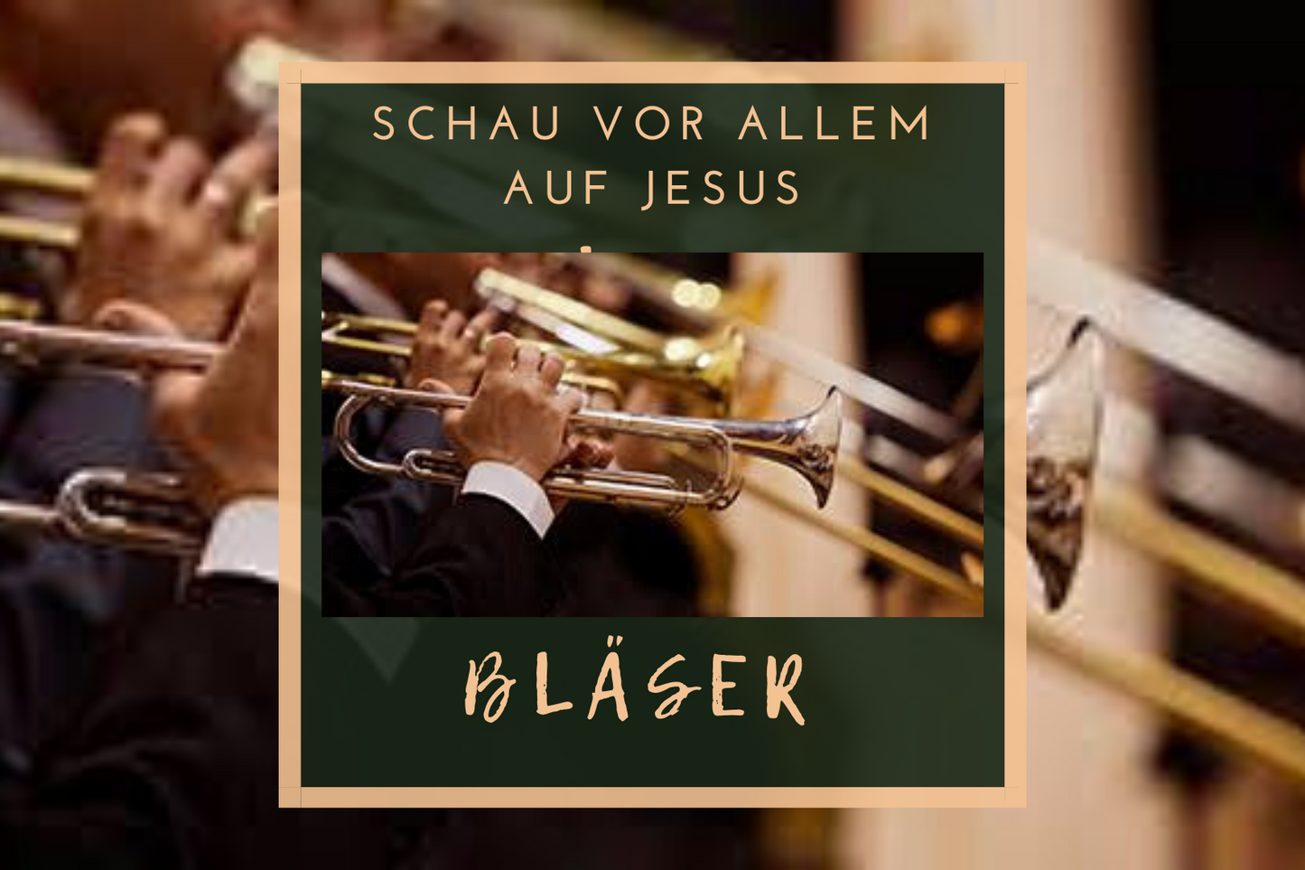 Schau vor allem auf Jesus (Bläser) ES-Dur Hans-Joachim Eckstein