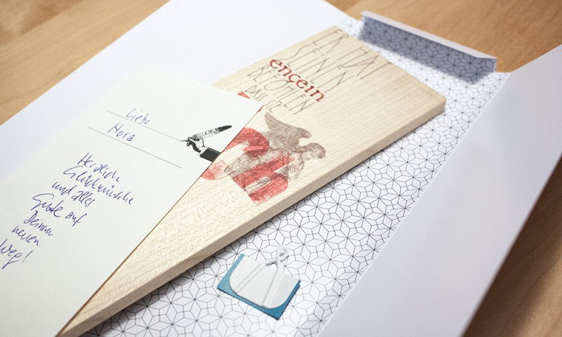 Geliebt - Geschenktafel (auf Acryl gedruckt)