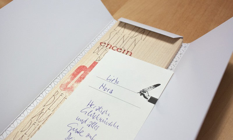 Geliebt - Geschenktafel (auf Acryl gedruckt)