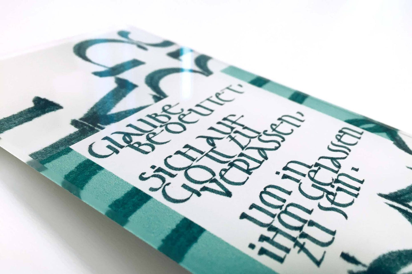 Gelassen sein - Geschenktafel (auf Acryl gedruckt)