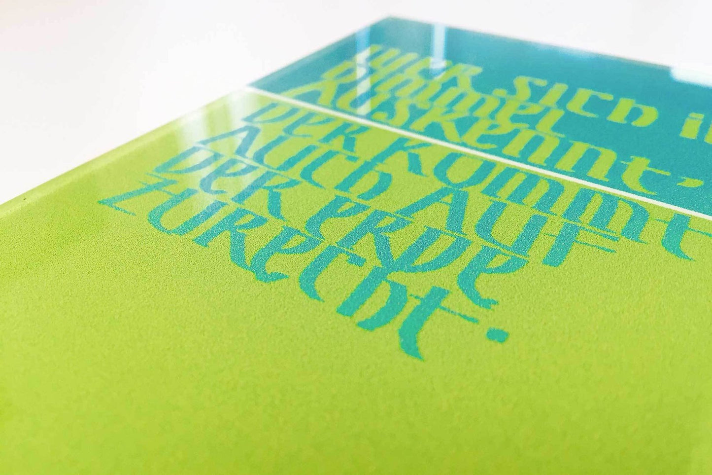 Im Himmel auskennen-Geschenktafel (auf Acryl gedruckt)