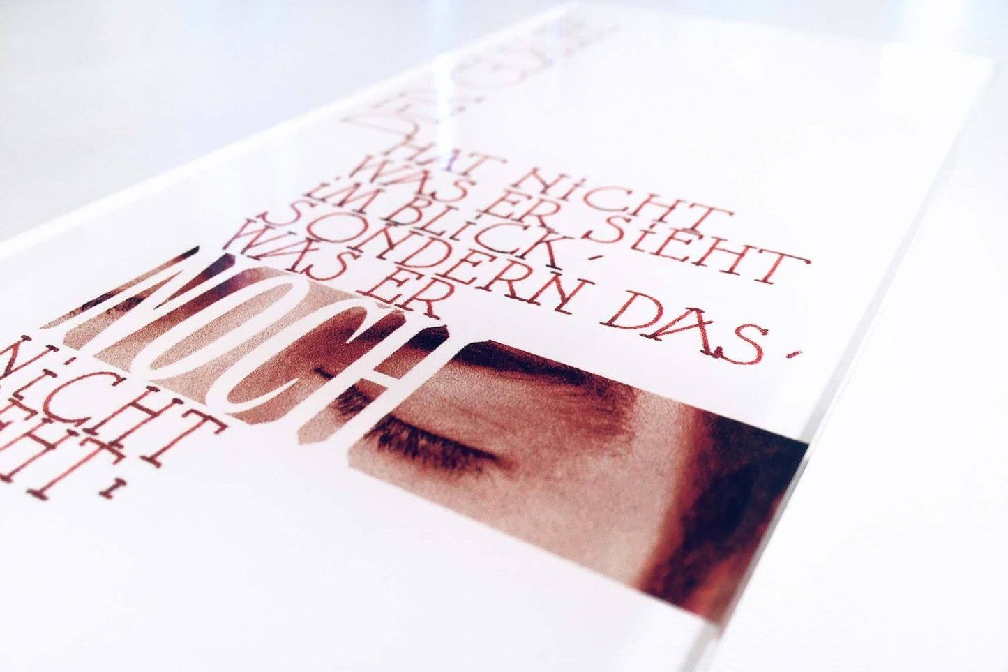 Im Blick - Geschenktafel (auf Acryl gedruckt)