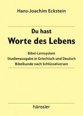 You have words of life: Bible learning system German (with Greek back)