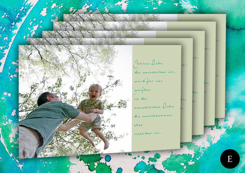 Blessing folding cards (set of 5) with envelope